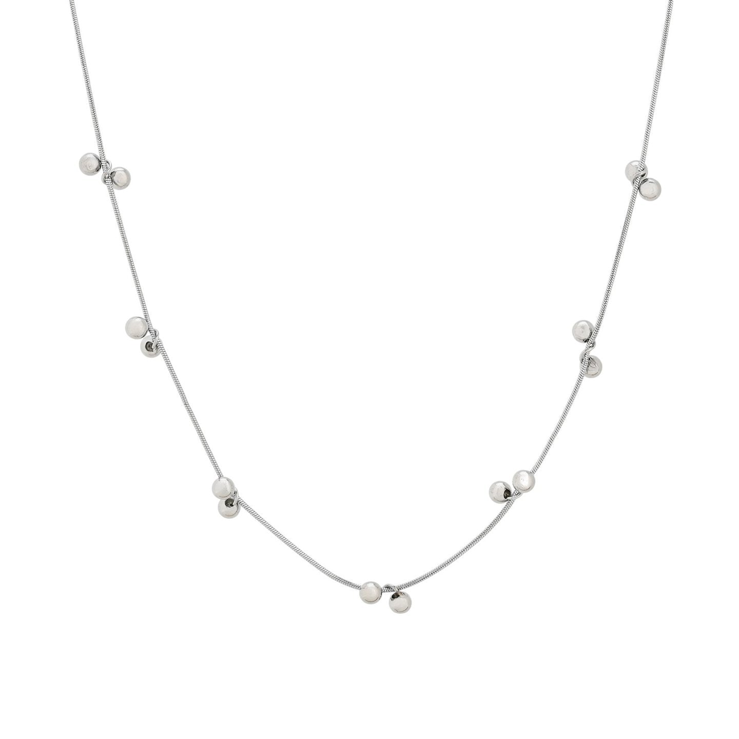 Collier en acier avec pois