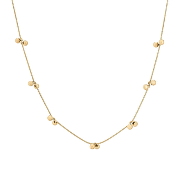 Collier en acier avec pois