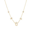 Collier en acier basique avec perles