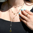 Collier en acier basique avec perles