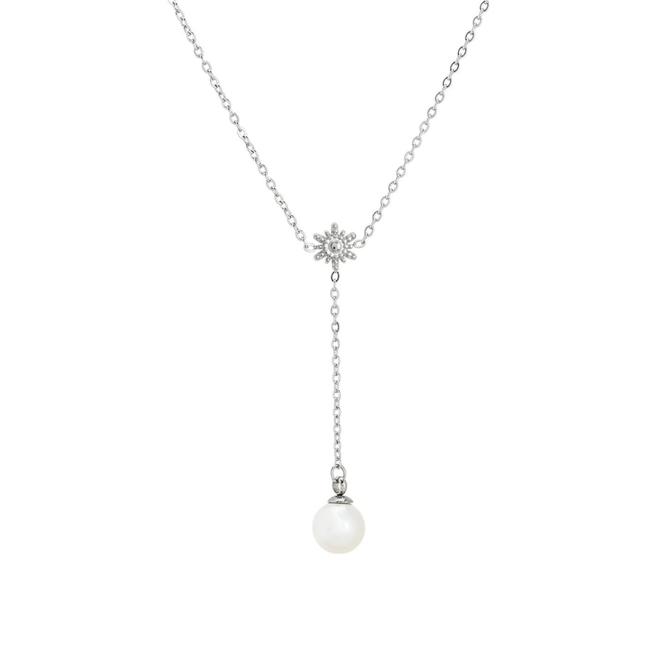 Collier en acier long soleil