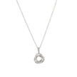 Collier en acier avec liens entrelacés