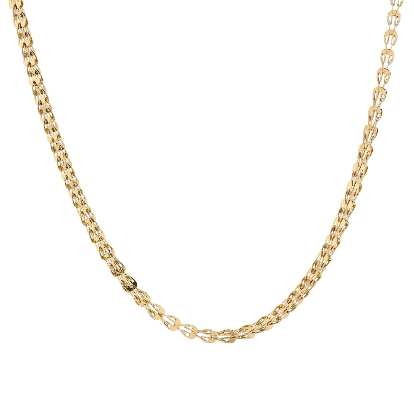 Collier acier tricoté différents de base