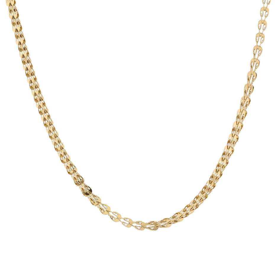 Collier acier tricoté différents de base