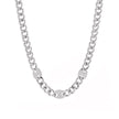 Collier acier épais avec brilliants