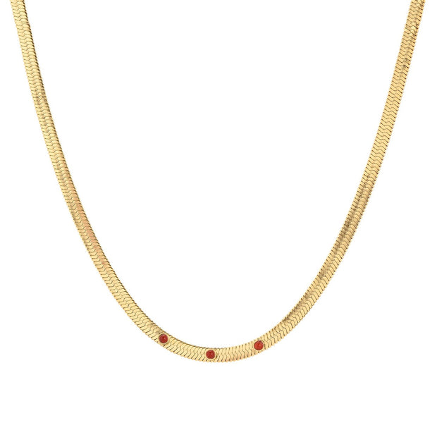 Collier Esmee maille snake