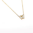 Collier en acier de base papillon