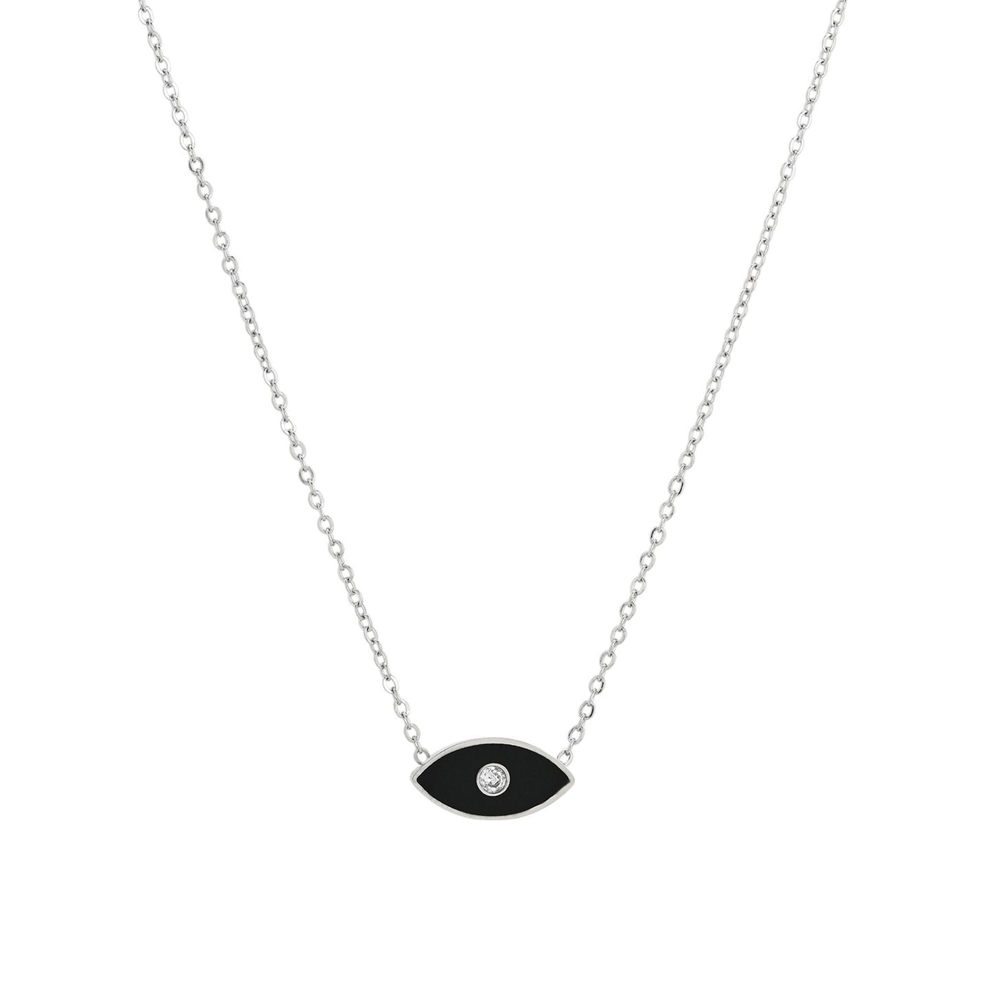 Collier en acier œil noir