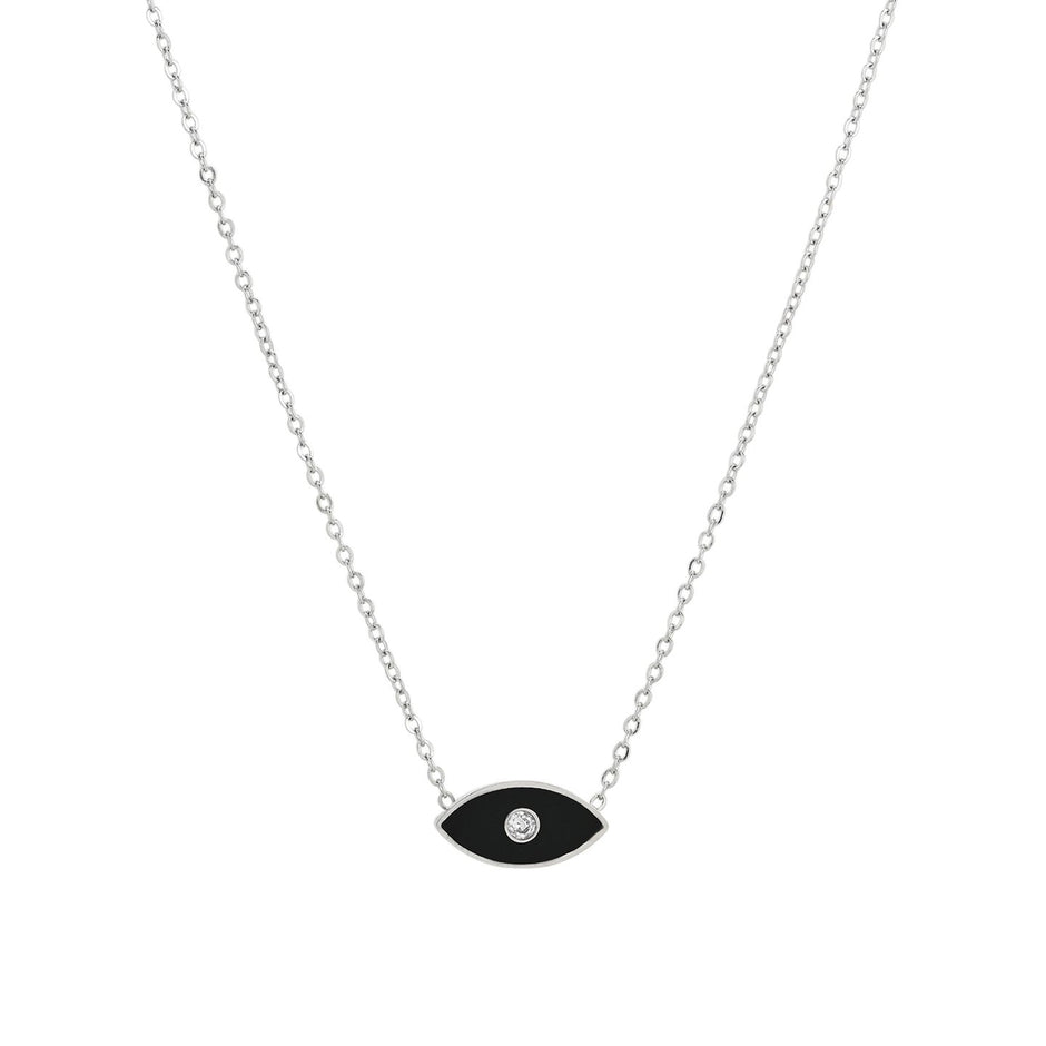 Collier en acier œil noir