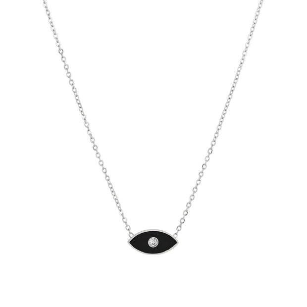 Collier en acier œil noir