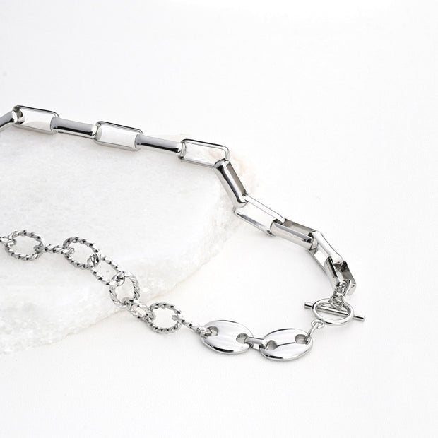Collier en acier réversible