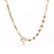 Collier en acier épais avec noeud