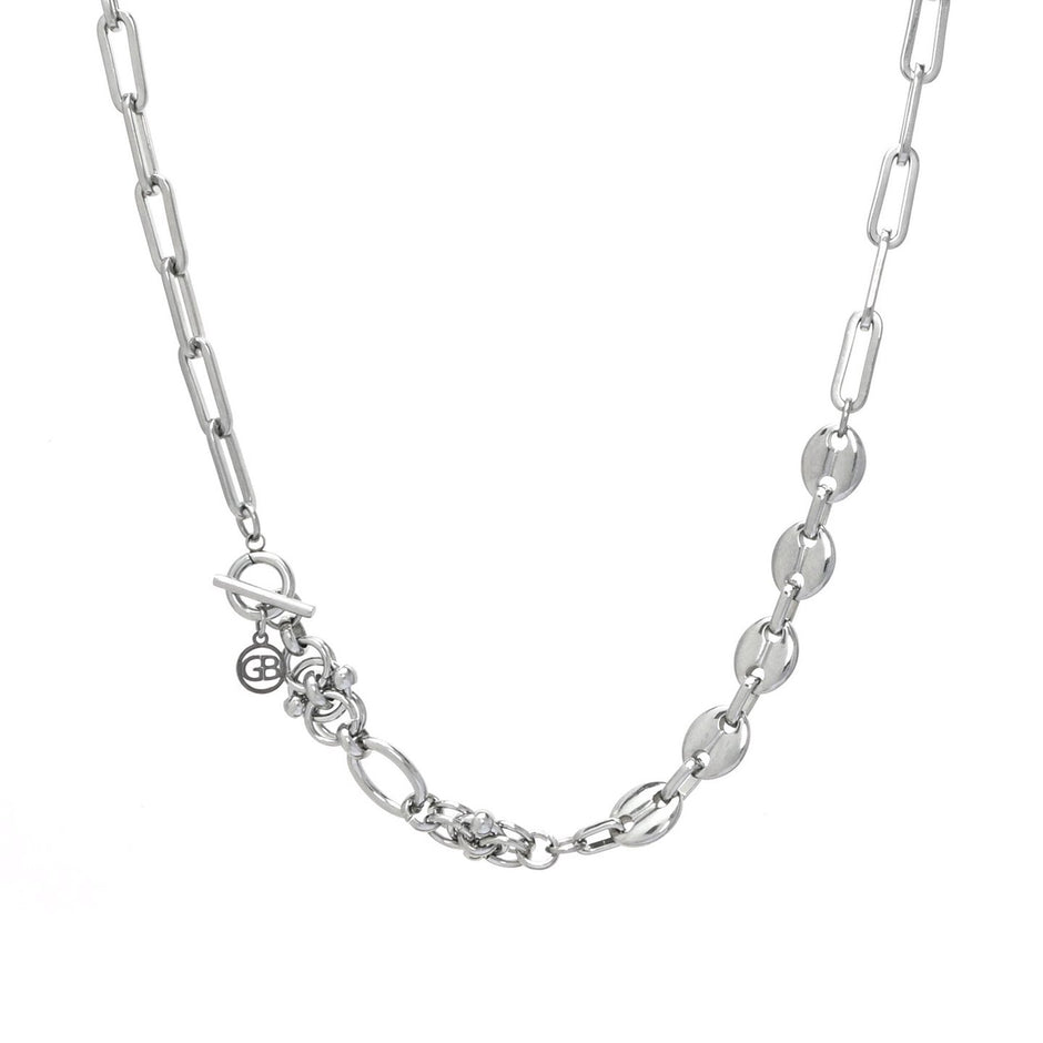 Collier en acier réversible basique