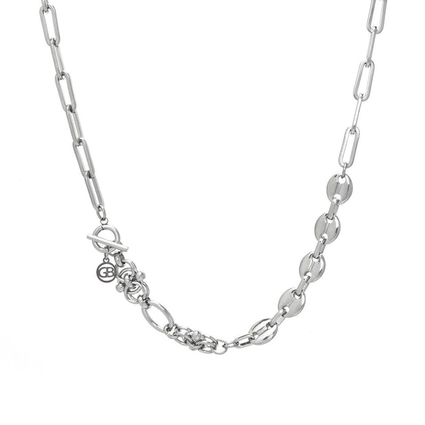 Collier en acier réversible basique