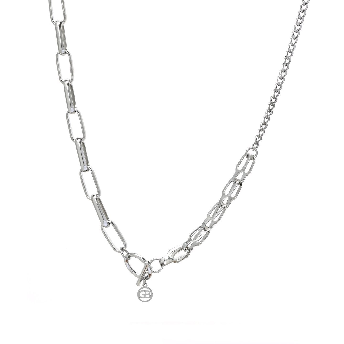 Collier en acier réversible avec liens