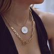 Collier en acier réversible avec liens