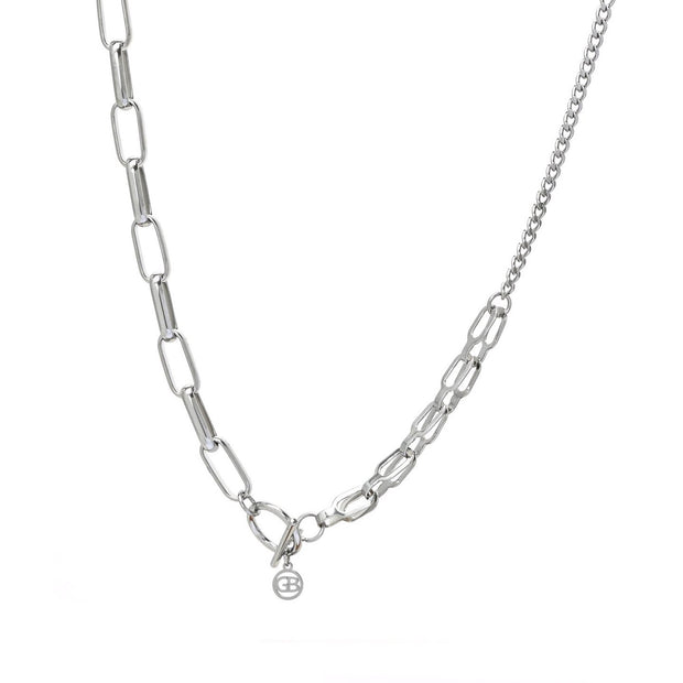 Collier en acier réversible avec liens