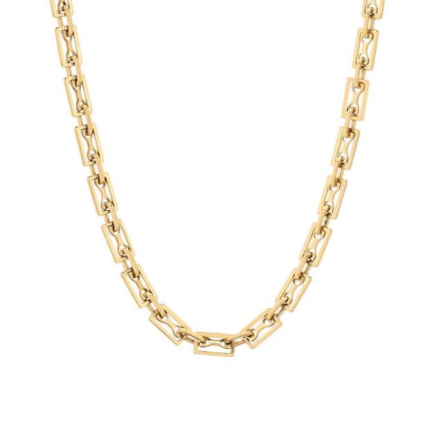 Collier en acier rectangles