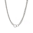 Collier en acier cercles entrelacé