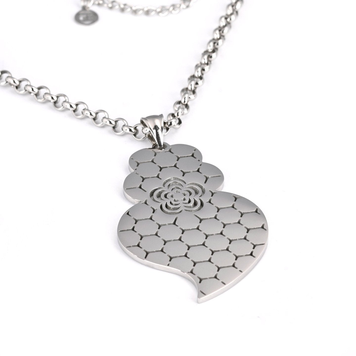 Collier en acier coração de viana