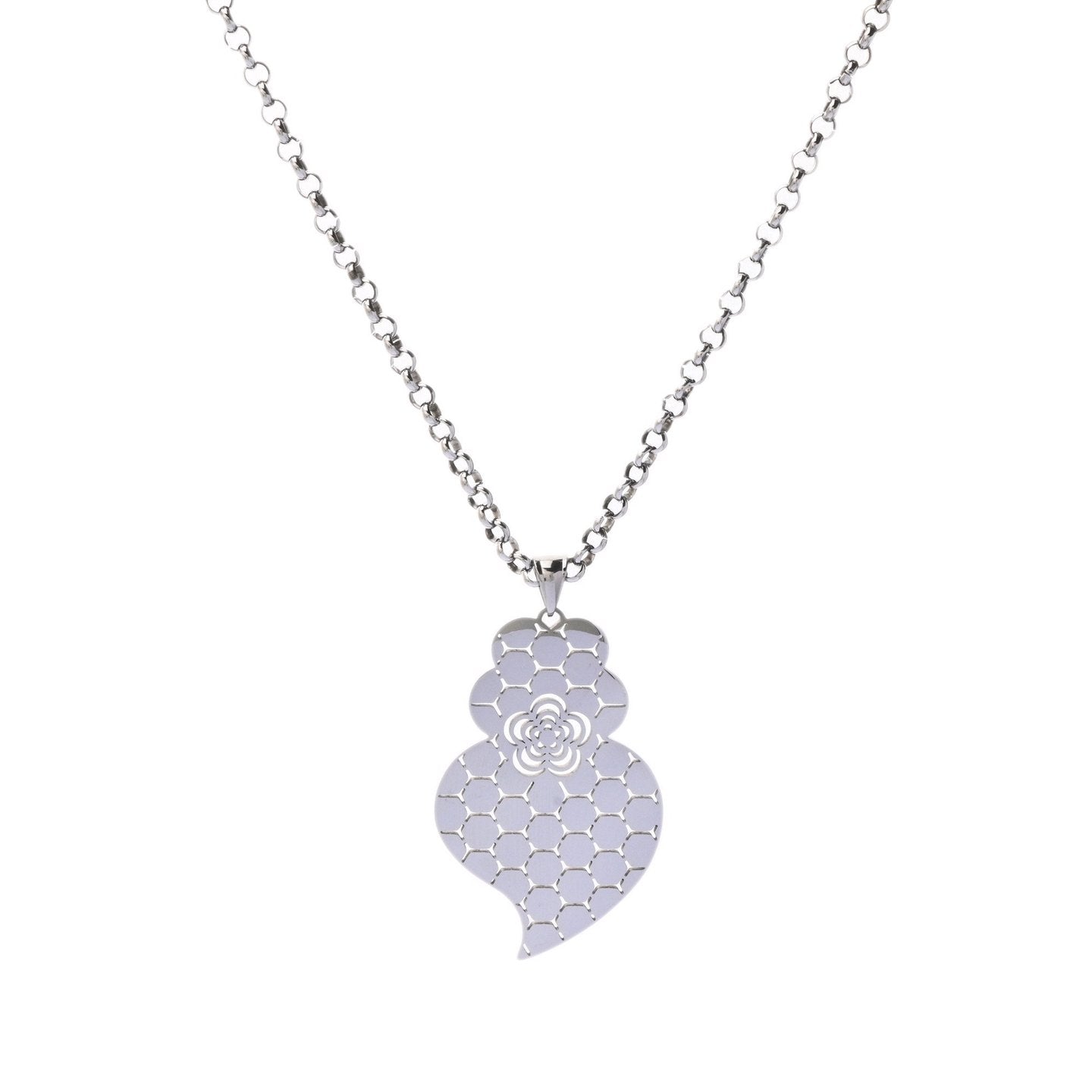Collier en acier coração de viana