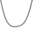Collier en acier rivière ovale
