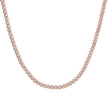 Collier en acier rivière ovale