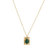Collier en acier pendentif ovale