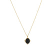 Collier en acier pendentif rond