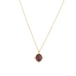 Collier en acier pendentif rond